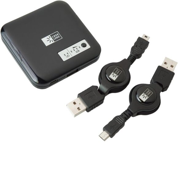 Case Logic Portable Battery Charger Power Bank with Micro USB & Mini USB Cables - Picture 1 of 2